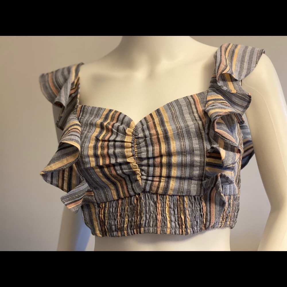 Beach Set Crop Top With Pants